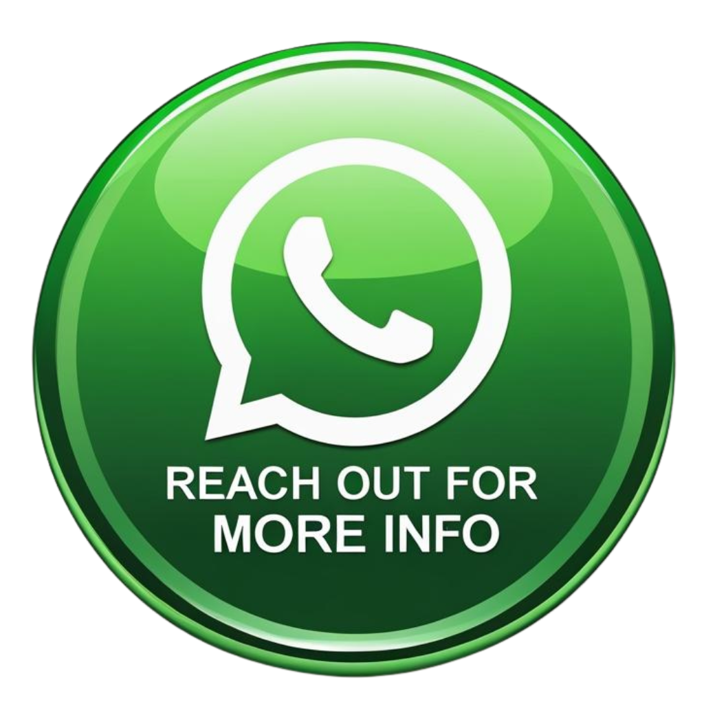 Glossy WhatsApp Button with Instruction